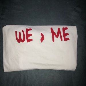 JustUs WE>ME tees